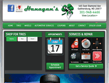 Tablet Screenshot of hanagans.com